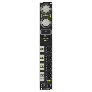 Module Beckhoff IP2332-B400 |4-channel digital input + 4-channel digital output, Interbus, 24 V DC, 0.2 ms, 2 A, M12