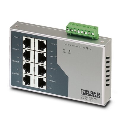       FL SWITCH SF 8TX     -     Industrial Ethernet Switch   Phoenix Contact