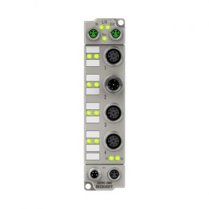 Module Beckhoff ER7041-2002 | EtherCAT Box, 1-channel motion interface, stepper motor, 48 V DC, 5 A, M12, with increment