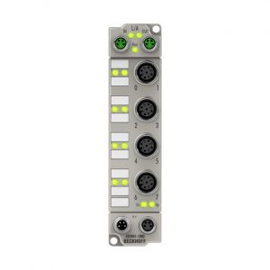 Module Beckhoff ER7041-1002 | EtherCAT Box, 1-channel motion interface, stepper motor, 48 V DC, 1.5 A, M12, with increme