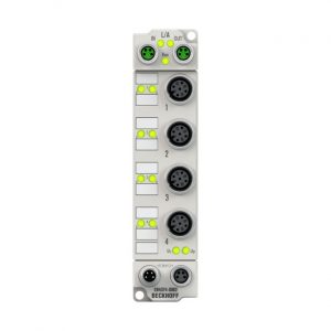 Module Beckhoff ER4374-0002 | EtherCAT Box, 2-channel analog input + 2-channel analog output, multi-function, ±10 V, 0/4