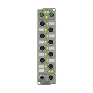 Module Beckhoff ER2338-1001 | EtherCAT Box, 8-channel digital combi, 24 V DC, 3 ms, 0.5 A, M8, zinc die-cast