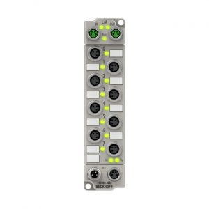 Module Beckhoff ER2308-0001 | EtherCAT Box, 4-channel digital input + 4-channel digital output, 24 V DC, 3 ms, 0.5 A, M8