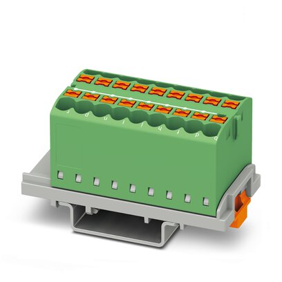       PTFIX 18X2,5-NS35 GN     -     Distribution block   Phoenix Contact