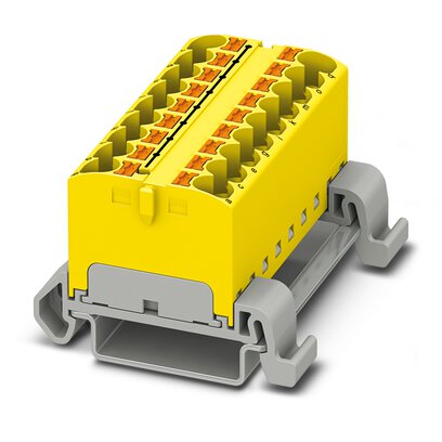       PTFIX 18X4-NS35A YE     -     Distribution block   Phoenix Contact