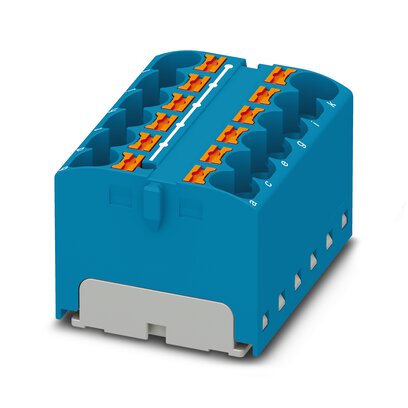       PTFIX 12X4-G BU     -     Distribution block   Phoenix Contact