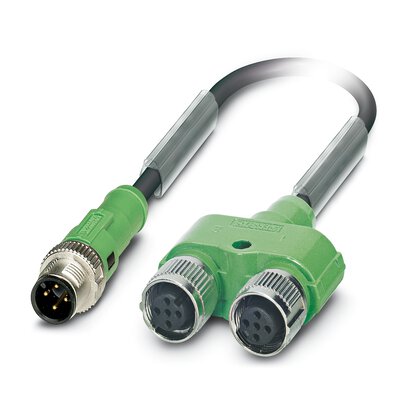       SAC-4PY-MS- 0,6-PUR/2XF     -     Sensor/actuator cable   Phoenix Contact