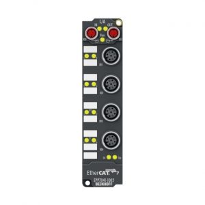 Module Beckhoff EPP7041-1002 | EtherCAT P Box, 1-channel motion interface, stepper motor, 48 V DC, 1.5 A, M12, with incr