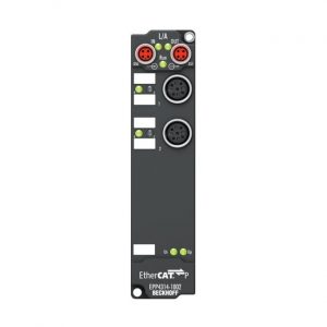 Module Beckhoff EPP4314-1002 | EtherCAT P Box, 2-channel analog input + 2-channel analog output, multi-function, ±20 mA,