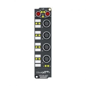 Module Beckhoff EPP3184-0002 | EtherCAT P Box, 4-channel analog input, multi-function, ±10 V, 0/4…20 mA, 16 bit, single-