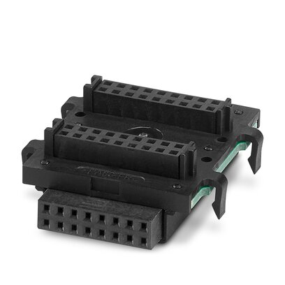       HBUS 35,6-16P-2S BK     -     DIN rail bus connectors   Phoenix Contact