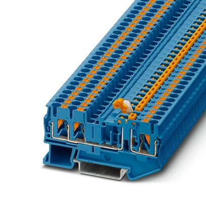       PT 2,5-TWIN-MT BU     -     Knife-disconnect terminal block   Phoenix Contact