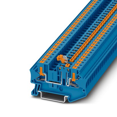       PTV 4-MT BU     -     Knife-disconnect terminal block   Phoenix Contact