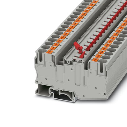       PT 10-MTL KNIFE-RD     -     Knife-disconnect terminal block   Phoenix Contact