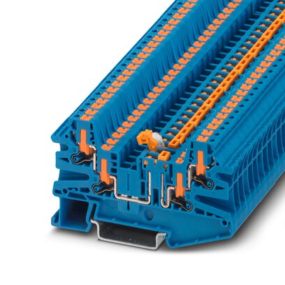       PTV 2,5-QUATTRO-MT BU     -     Knife-disconnect terminal block   Phoenix Contact