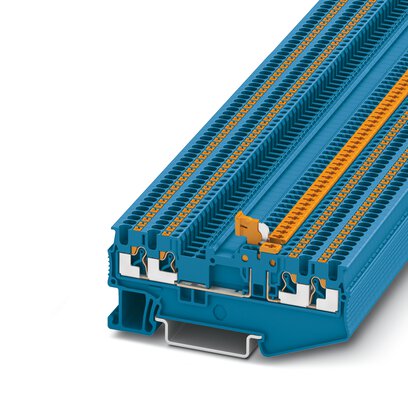       PT 1,5/S-QUATTRO-MT BU     -     Knife-disconnect terminal block   Phoenix Contact