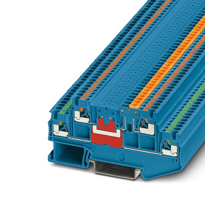       PTT 1,5/S-L/MT BU     -     Knife-disconnect terminal block   Phoenix Contact