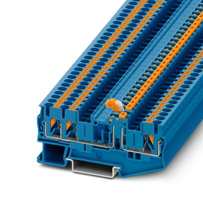       PT 2,5-TWIN-MTB BU     -     Knife-disconnect terminal block   Phoenix Contact