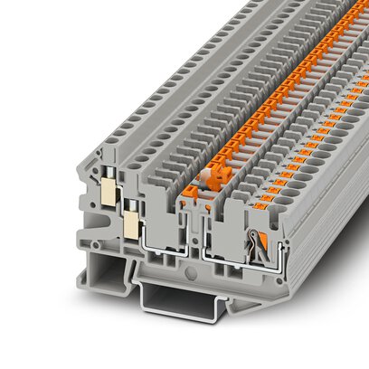       PTU 4-TWIN-MT-P     -     Knife-disconnect terminal block   Phoenix Contact