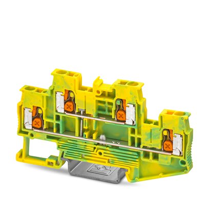       XTTB 2,5-PE     -     Protective conductor double-level terminal block   Phoenix Contact