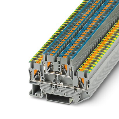       PTTB 2,5-PE/N     -     Protective conductor double-level terminal block   Phoenix Contact