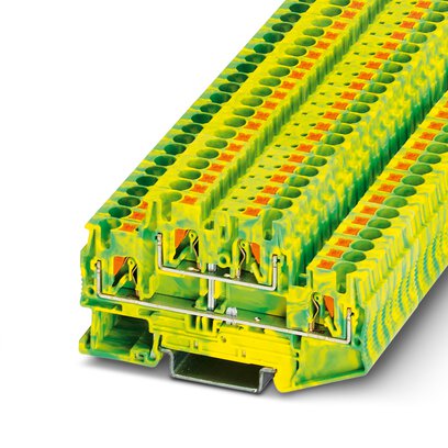       PTTB 4-PE     -     Protective conductor double-level terminal block   Phoenix Contact