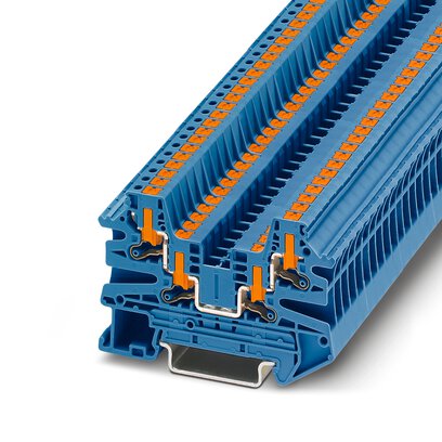       PTV 2,5-QUATTRO BU     -     Feed-through modular terminal block   Phoenix Contact