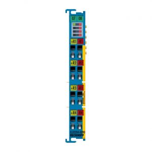 Module Beckhoff ELX3204-0090 | EtherCAT Terminal, 4-channel analog input, temperature, RTD (Pt100), 16 bit, Ex i, TwinSA