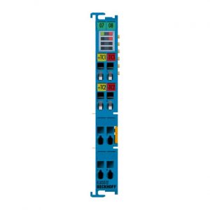 Module Beckhoff ELX3312 | EtherCAT Terminal, 2-channel analog input, temperature, thermocouple, 16 bit, Ex i