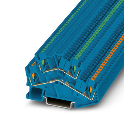       PTTBS 2,5 BU/U-OG/O-GN     -     Double-level terminal block   Phoenix Contact