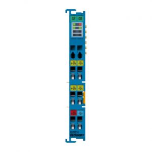 Module Beckhoff ELX3351 | EtherCAT Terminal, 1-channel analog input, measuring bridge, full bridge, 24 bit, Ex i