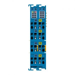 Module Beckhoff ELX4154 | EtherCAT Terminal, 4-channel analog output, current, 0/4…20 mA, 16 bit, single-ended, Ex i