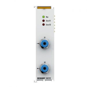 Module Beckhoff EM3702 | EtherCAT Terminal, 2-channel analog input, relative pressure, 0…7500 hPa (0…+7.5 bar)