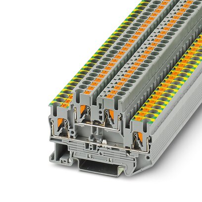       PTTB 2,5-PE/L     -     Protective conductor double-level terminal block   Phoenix Contact