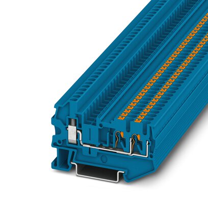       PTU 2,5-TWIN BU     -     Feed-through terminal block   Phoenix Contact