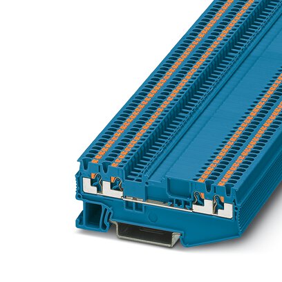       PT 1,5/S-QUATTRO-MTD BU     -     Feed-through terminal block   Phoenix Contact