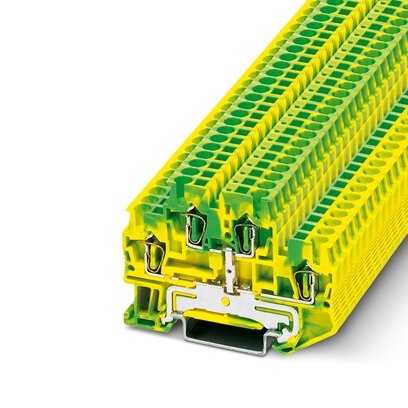       STTB 2,5-PE     -     Protective conductor double-level terminal block   Phoenix Contact