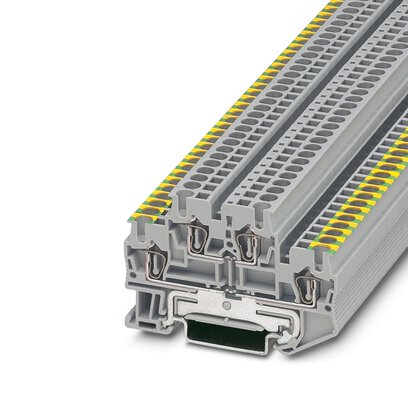       STTB 2,5-PE/L     -     Protective conductor double-level terminal block   Phoenix Contact