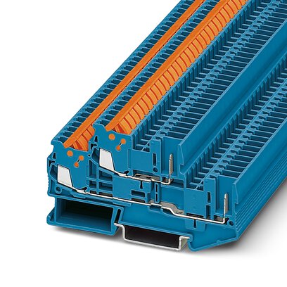 QTTCB 1,5/ 2P BU     -     Double-level terminal block   Phoenix Contact