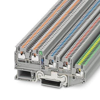 PTIO 1,5/S/4-PE-LED 24 GN     -     Sensor/actuator terminal block   Phoenix Contact