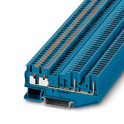 PT 2,5-QUATTRO/2P BU     -     Feed-through terminal block   Phoenix Contact