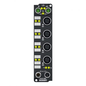 Module Beckhoff EP6224-0002 | EtherCAT Box, 4-channel communication interface + 4-channel digital input, IO-Link, master