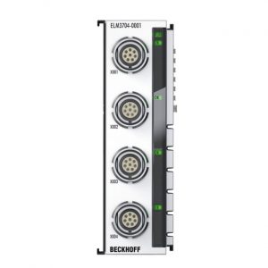 Module Beckhoff ELM3704-0001 | EtherCAT Terminal, 4-channel analog input, multi-function, 24 bit, 10 ksps, LEMO