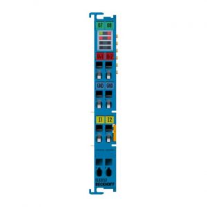 Module Beckhoff ELX3152 | EtherCAT Terminal, 2-channel analog input, current, 0/4…20 mA, 16 bit, single-ended, Ex i