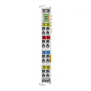 Module Beckhoff EL9227-5500 | Overcurrent protection terminal, 24 V DC, 2-channel, max. ? 10 A, adjustable, extended fun