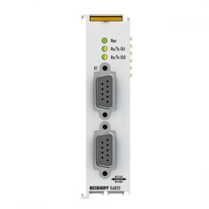 Module Beckhoff EL6022 | EtherCAT Terminal, 2-channel communication interface, serial, RS422/RS485, D-sub