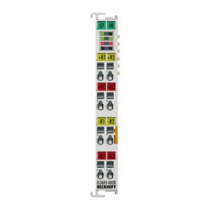 Module Beckhoff EL3692-0020 | EtherCAT Terminal, 2-channel analog input, resistance, 100 m?…10 M?, 24 bit, factory calib