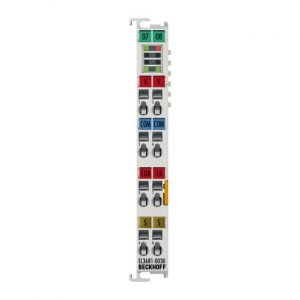 Module Beckhoff EL3681-0030 | EtherCAT Terminal, 1-channel analog input, multimeter, 300 V AC/DC, 10 A, 19 bit, external