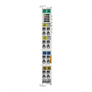 Module Beckhoff EL3621-0020 | EtherCAT Terminal, 1-channel analog input, current, 4…20 mA, 24 bit, high-precision, facto