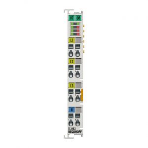 Module Beckhoff EL3483 | EtherCAT Terminal, 3-channel analog input, mains monitor, 480 V AC, 24 bit